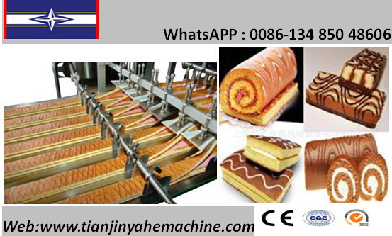 Stainelss thép Made Automatic Thụy Sĩ cuộn Bánh Dây chuyền sản xuất