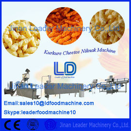 Inox ngô Curls Kurkure Making Machine cho Làm Twist Snacks 125kg / h